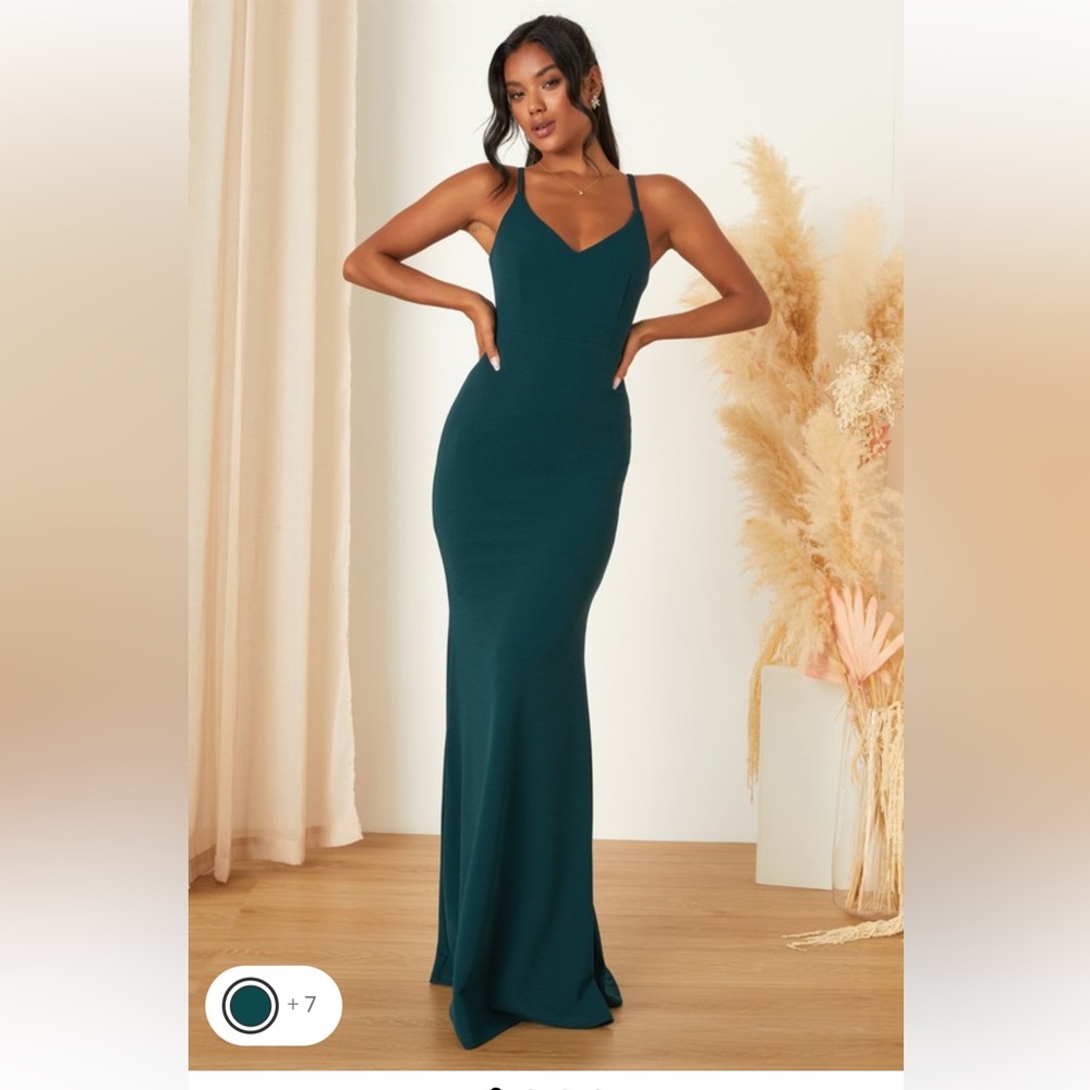 NWT LULUS MOMENTS OF BLISS GOWN